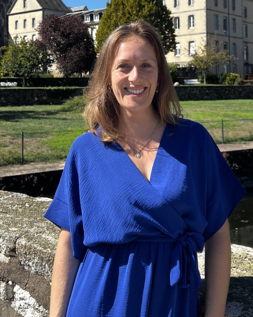 Portrait de Sandra Dubuisson, trésorière de l'association.